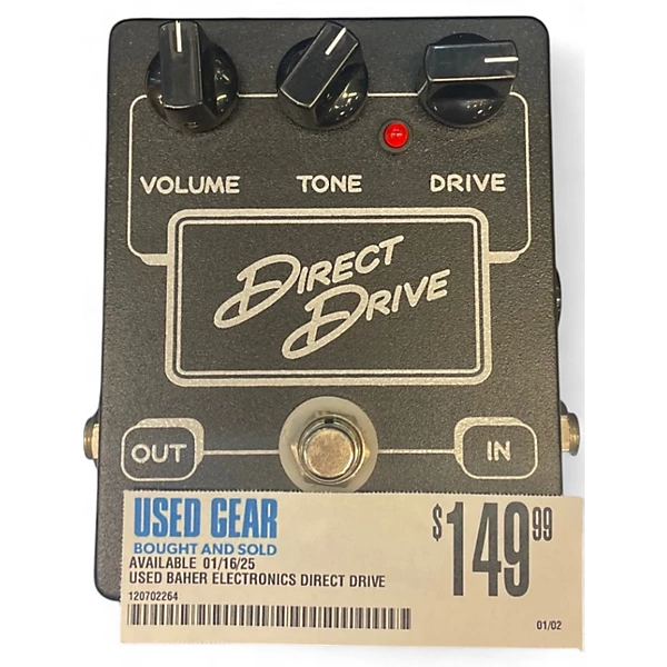 Used Baher Electronics Direct Drive Effect Pedal