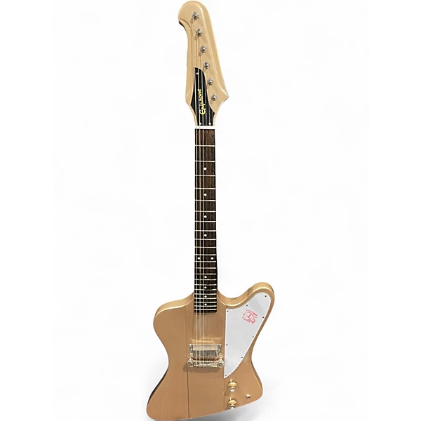 Used 2016 Epiphone BONAMASSA TREASURE Metallic Gold Solid Body Electric Guitar