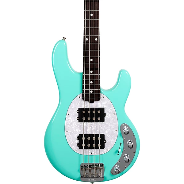 Ernie Ball Music Man StingRay Special HH Electric Bass Guitar Laguna Green