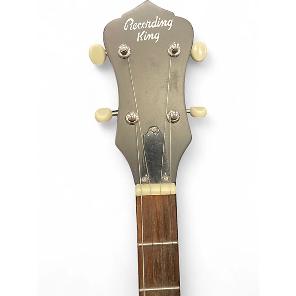Used Recording King RKO-3S Natural Banjo 6 Used Recording King RKO-3S Natural Banjo