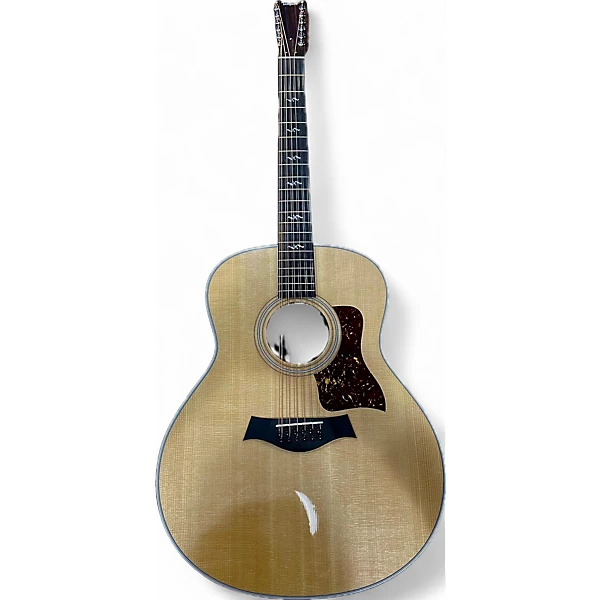 Used Taylor 458e-R Grand Orchestra Natural 12 String Acoustic Electric Guitar