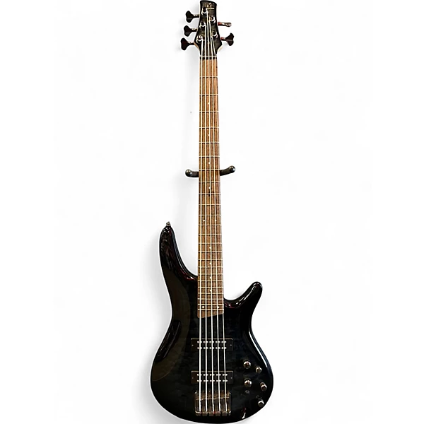 Used Ibanez SR405 5 String Black Lake Electric Bass Guitar
