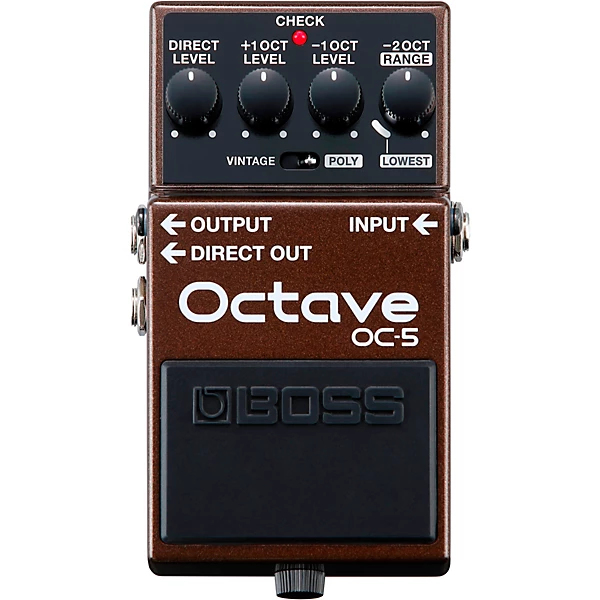 BOSS OC-5 Octave Effects Pedal Black