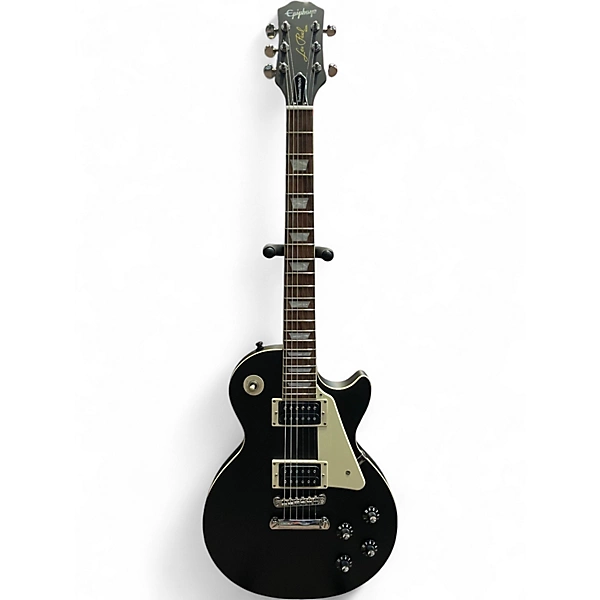 Used Epiphone Les Paul Traditional Pro IV WORN EBONY Solid Body Electric Guitar