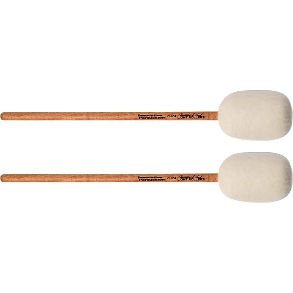 Innovative Percussion Concert Bass Drum Mallet - LIGHT ROLLERS (pair)