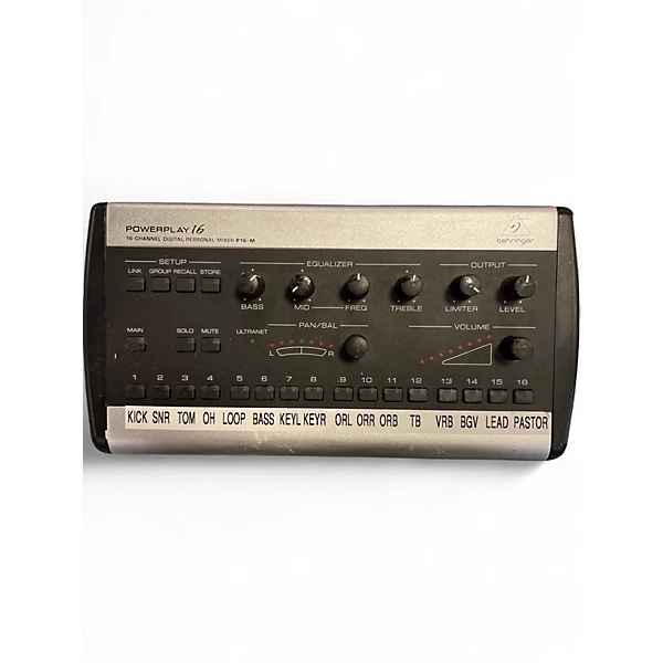 Used Behringer POWERPLAY16 Line Mixer