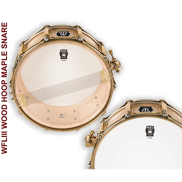 WFLIII Drums Classic Wood Maple Snare Drum With Gold Hardware 14 x 6.5 in. 4 WFLIII Drums Classic Wood Maple Snare Drum With Gold Hardware 14 x 6.5 in.