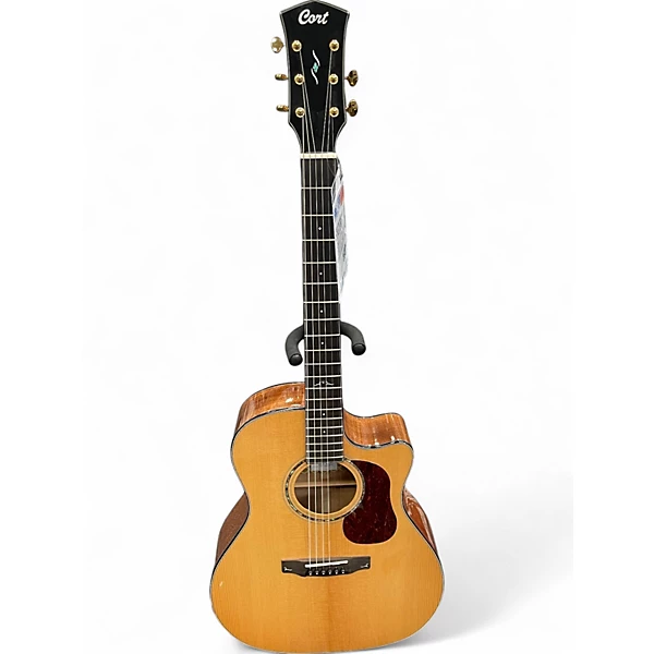 Used Cort GOLD A6 Natural Acoustic Electric Guitar