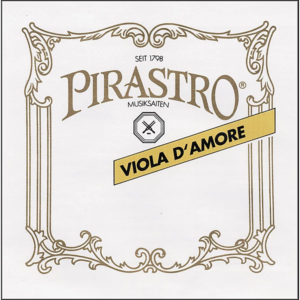 Pirastro Chorda Gamba Strings Treble Gamba, G-5, Gut/Silver