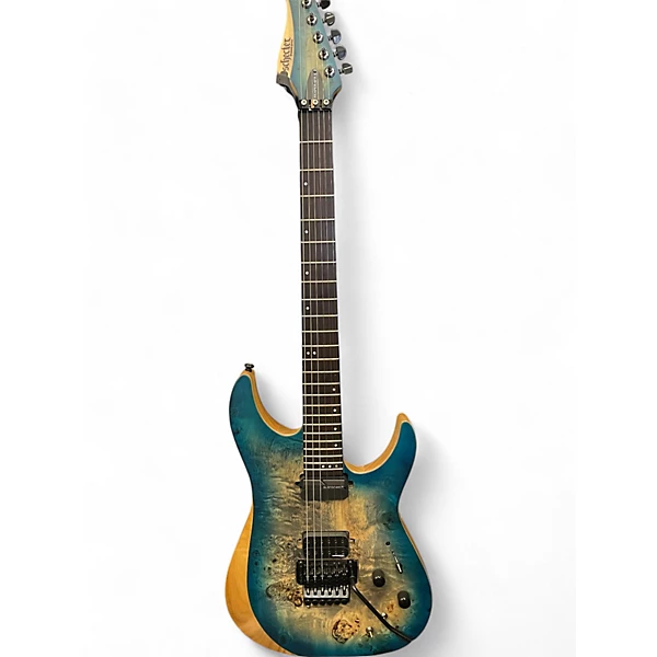 Used Schecter Guitar Research REAPER 6FR S SKY BURST Solid Body Electric Guitar