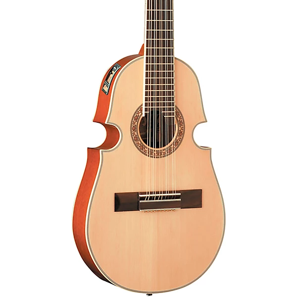 Oscar Schmidt OQ40SE Acoustic-Electric Cuatro Natural