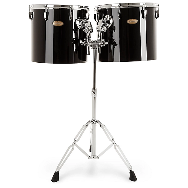 Pearl PTE1516 14 x 15/14 x 16 Concert Tom Set Midnight Black