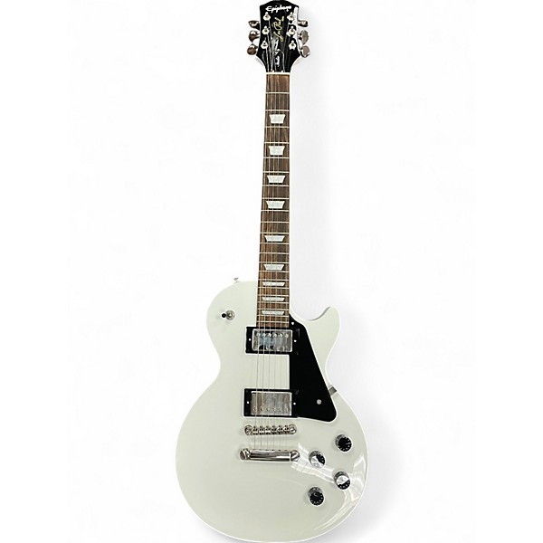 Used Epiphone Les Paul Studio Alpine White Solid Body Electric Guitar
