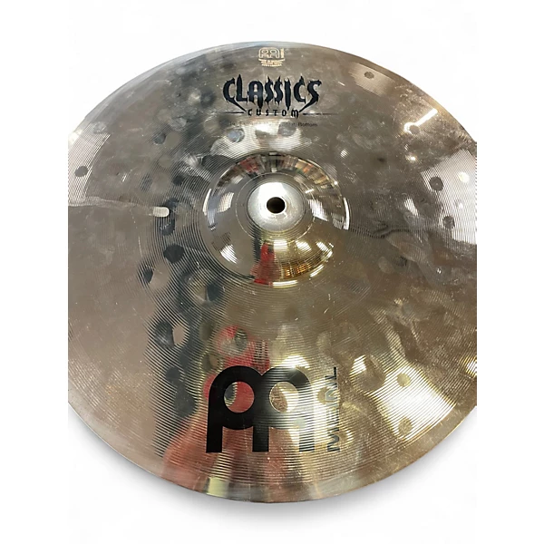 Used MEINL 14in Classics Custom Extreme Metal Hi Hat Set Cymbal 6 Used MEINL 14in Classics Custom Extreme Metal Hi Hat Set Cymbal