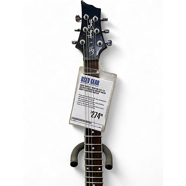 Used Harley Benton CST-24 DELUXE Emerald Green Solid Body Electric Guitar 6 Used Harley Benton CST-24 DELUXE Emerald Green Solid Body Electric Guitar