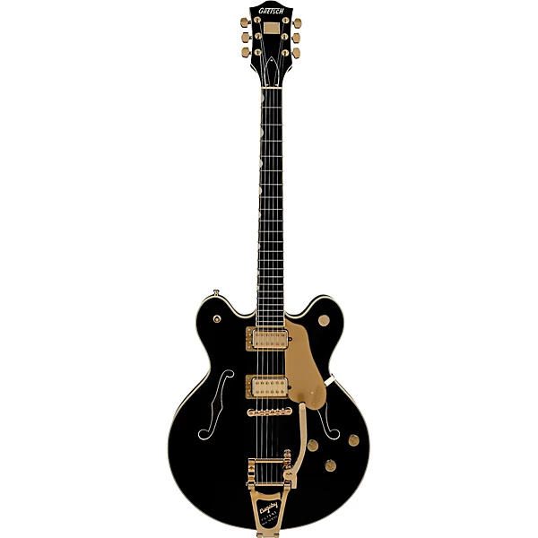 Gretsch Guitars Broadkaster LX Center Block With String-Thru Bigsby and Gold Hardware Electric Guitar Black 6 Gretsch Guitars Broadkaster LX Center Block With String-Thru Bigsby and Gold Hardware Electric Guitar Black