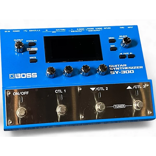 Used BOSS SY300 Guitar Synthesizer Effect Pedal