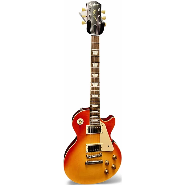 Used Epiphone 1959 Standard Outfit Limited Edition Les Paul Aged Dark Cherry Sunburst Solid Body Electric Guitar