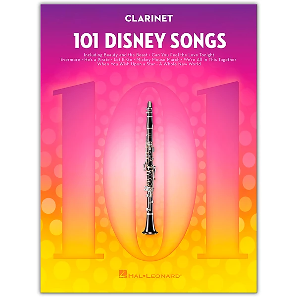 Hal Leonard 101 Disney Songsfor Clarinet