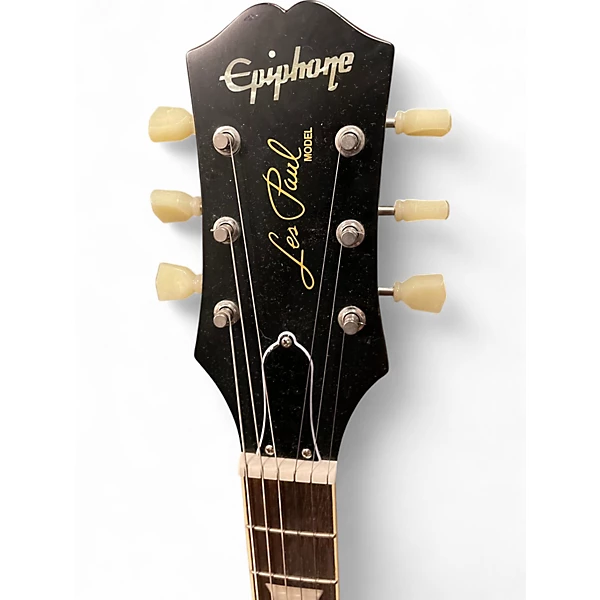 Used Epiphone 1959 Les Paul Standard Outfit Aged Dark Burst Solid Body Electric Guitar 4 Used Epiphone 1959 Les Paul Standard Outfit Aged Dark Burst Solid Body Electric Guitar