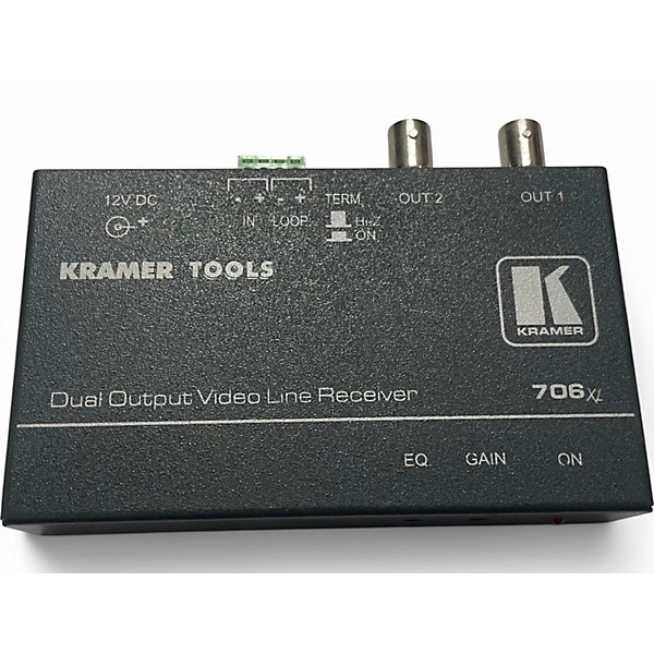Used Kramer Electronics 706XL TWISTED PAIR RECEIVER Wireless System