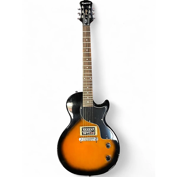 Used Epiphone Les Paul Junior 2 Color Sunburst Solid Body Electric Guitar