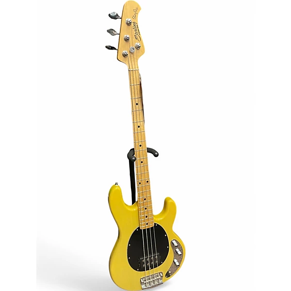 Used Sterling by Music Man StingRay Butterscotch Electric Bass Guitar 4 Used Sterling by Music Man StingRay Butterscotch Electric Bass Guitar