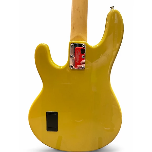 Used Sterling by Music Man StingRay Butterscotch Electric Bass Guitar 6 Used Sterling by Music Man StingRay Butterscotch Electric Bass Guitar