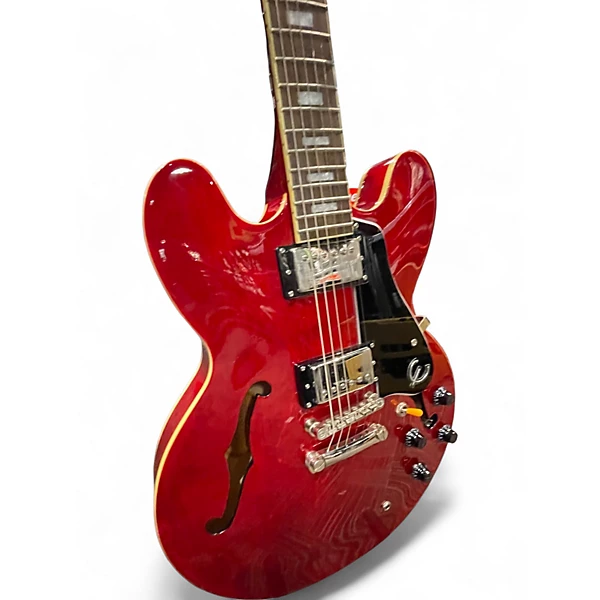 Used Epiphone ES335 Pro Cherry Hollow Body Electric Guitar