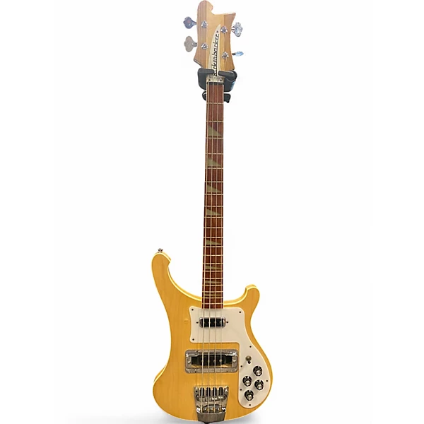 Used Rickenbacker 4001 Natural Electric Bass Guitar