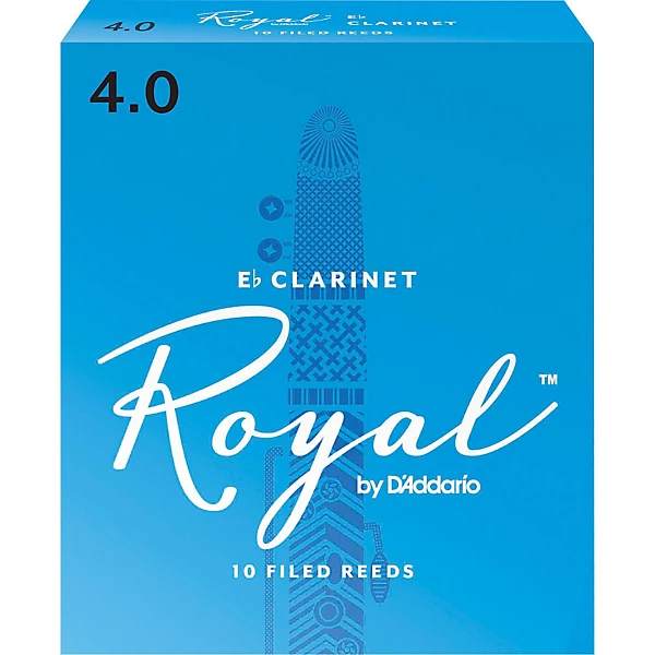 Rico Royal Eb Clarinet Reeds, Box of 10 Strength 4