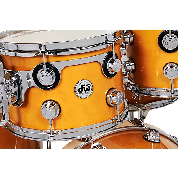 DW 6-Piece Collector's Series Santa Monica Shell Pack With Chrome Hardware Butterscotch 6 DW 6-Piece Collector's Series Santa Monica Shell Pack With Chrome Hardware Butterscotch