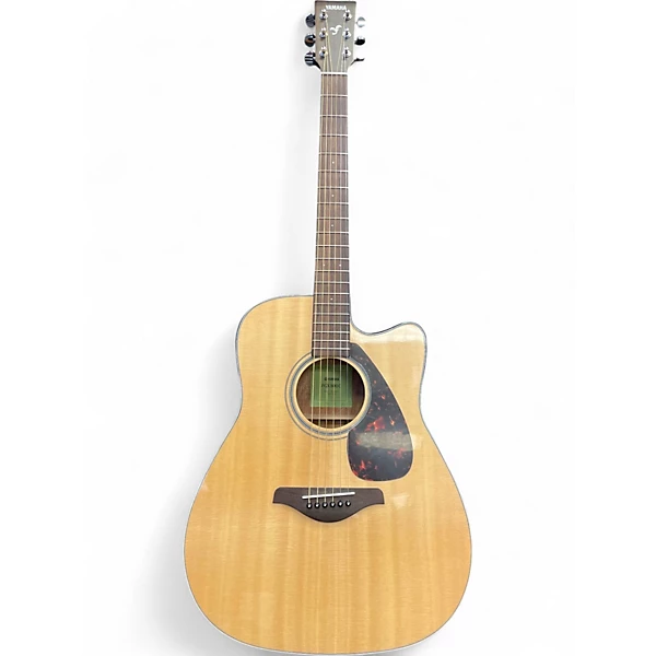 Used Yamaha FGX800C Natural Acoustic Electric Guitar