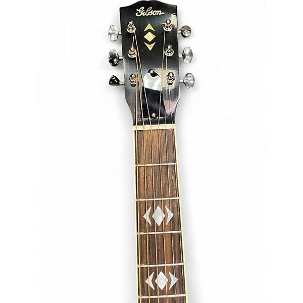 Used Gibson 1936 Advanced Jumbo Vintage Sunburst Acoustic Guitar 6 Used Gibson 1936 Advanced Jumbo Vintage Sunburst Acoustic Guitar
