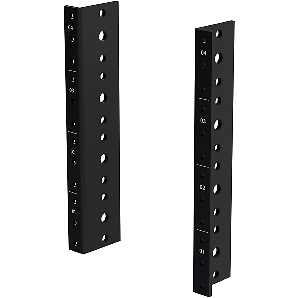 Gator GRW-RACKRAIL-04U Rackworks Rack Rail Set; 4U Tapped 10-32 4 RU Space