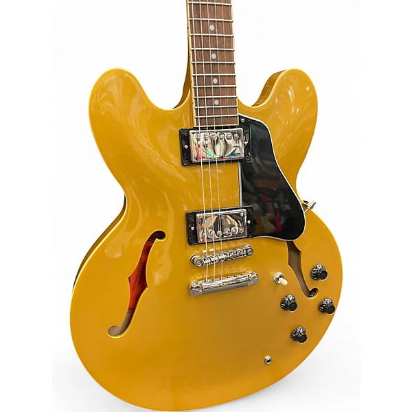 Used Epiphone ES335 Gold Hollow Body Electric Guitar