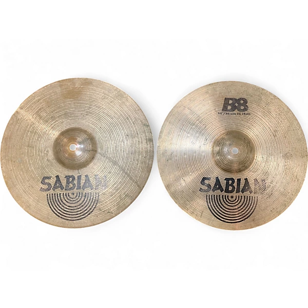 Used SABIAN 14in B8 Hi Hat Pair Cymbal