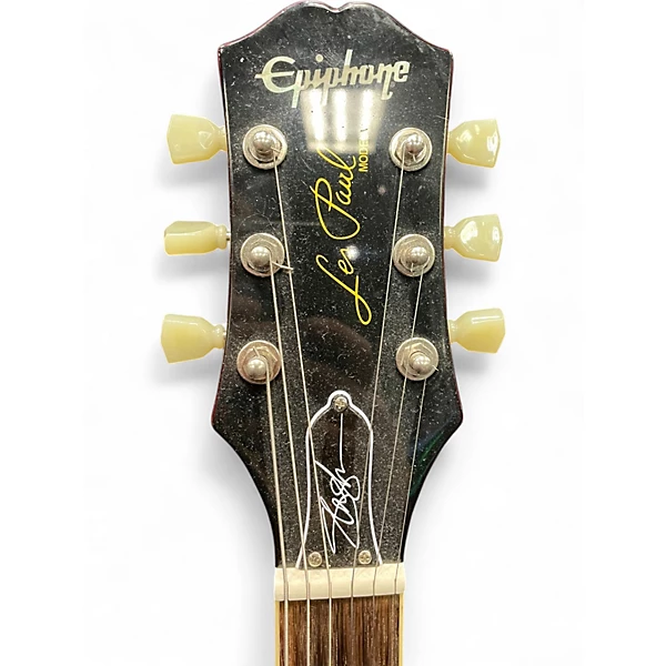 Used Epiphone Slash LES PAUL STANDARD VERMILLION BURST Solid Body Electric Guitar 6 Used Epiphone Slash LES PAUL STANDARD VERMILLION BURST Solid Body Electric Guitar