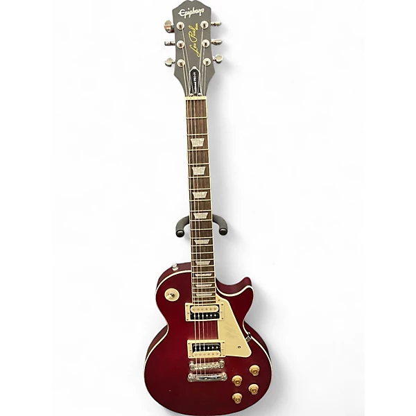 Used Epiphone Les Paul Traditional Pro IV WINE RED Solid Body Electric Guitar