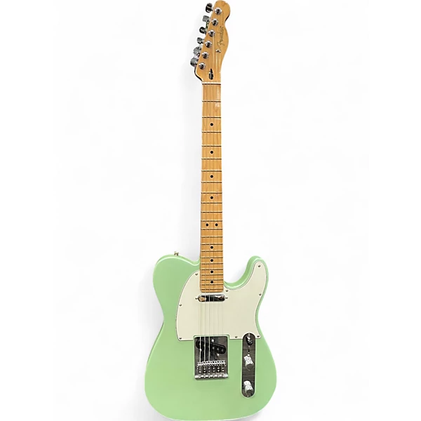 Used 2023 Fender Player Telecaster Surf Pearl Metallic Solid Body Electric Guitar