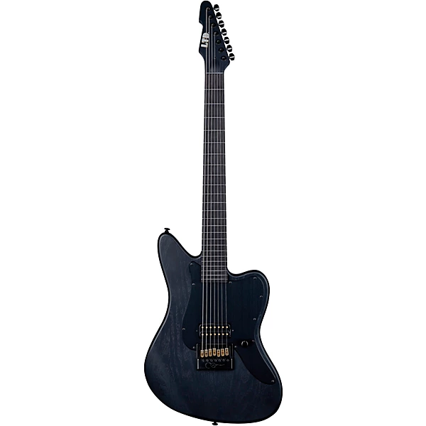ESP LTD Alex Wade XJ EverTune Baritone Electric Guitar Open Grain Black Satin 6 ESP LTD Alex Wade XJ EverTune Baritone Electric Guitar Open Grain Black Satin