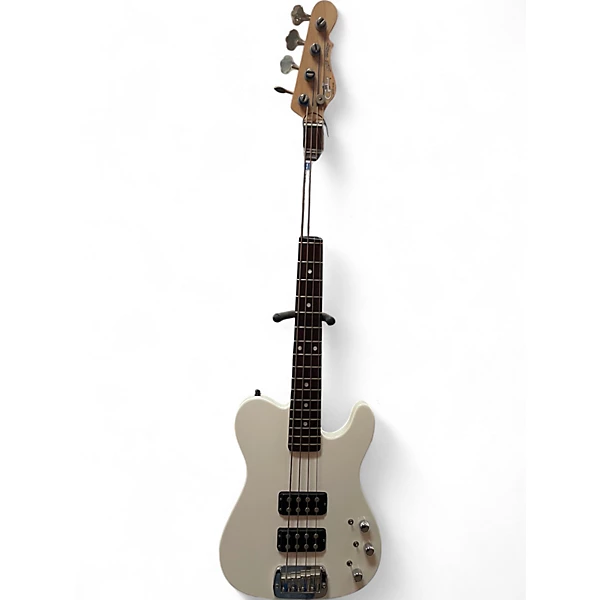 Used G&L Fullerton Deluxe ASAT ALPINE WHITE FRONST Electric Bass Guitar