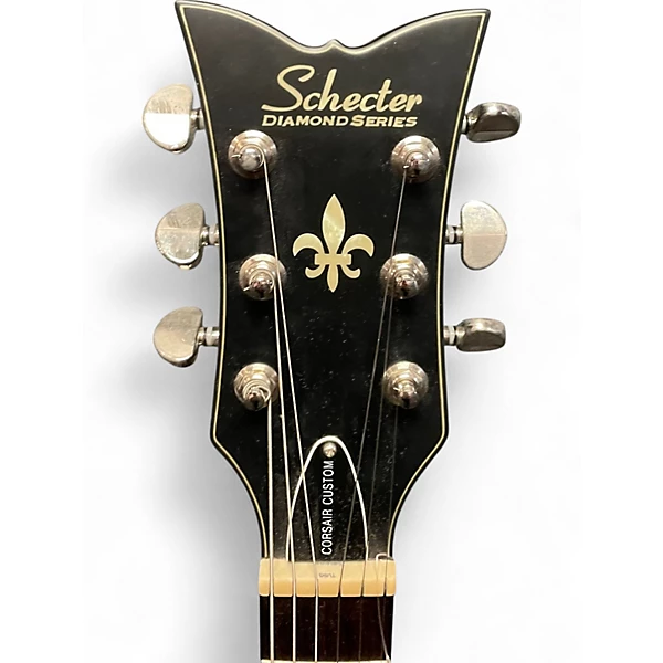 Used 2020s Schecter Guitar Research Corsair Custom Trans Black Hollow Body Electric Guitar 4 Used 2020s Schecter Guitar Research Corsair Custom Trans Black Hollow Body Electric Guitar