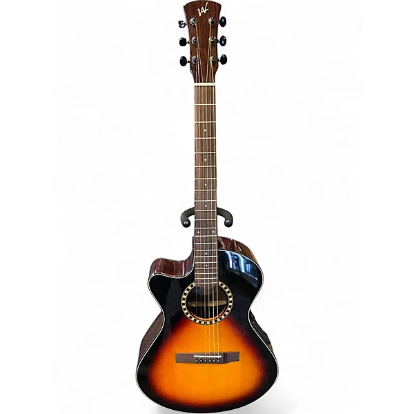 Used 2020s Andrew White Guitars 112LH3TS 3 Tone Sunburst Acoustic Electric Guitar