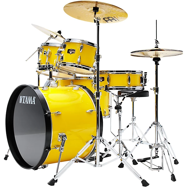 TAMA Imperialstar 6-Piece Complete Drum Set With 22 Bass Drum Electric Yellow 6 TAMA Imperialstar 6-Piece Complete Drum Set With 22 Bass Drum Electric Yellow
