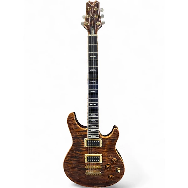 Used 2010s Peavey USA Custom Signature Series EXP tigers eye Solid Body Electric Guitar