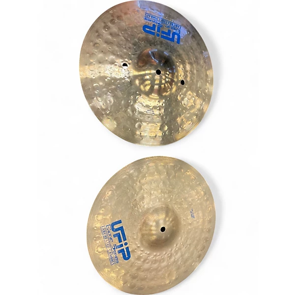 Used UFIP 14in bionic series hi hats 14 Cymbal