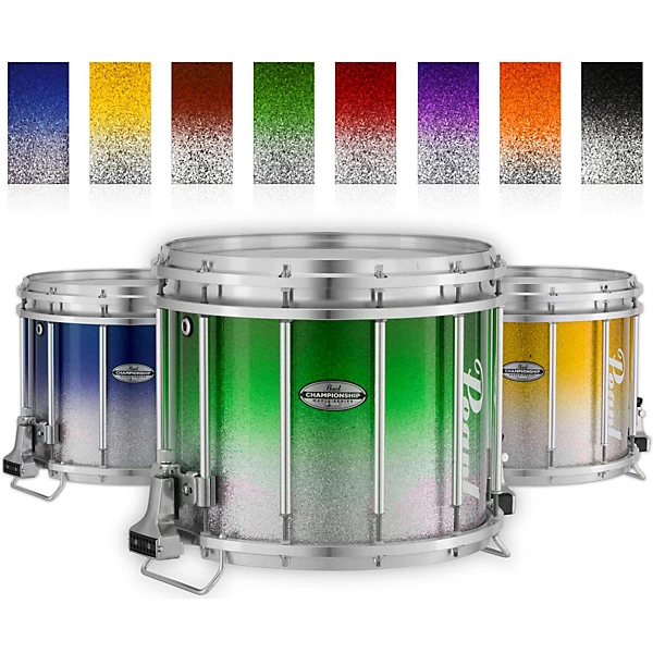 Pearl Championship Maple Varsity FFX Marching Snare Drum Fade Top Finish 14 x 12 in. Blue Silver #962
