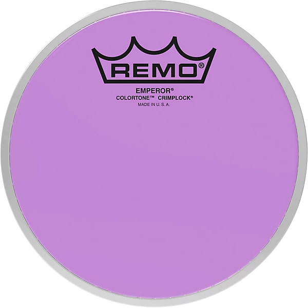 Remo Emperor Colortone Crimplock Purple Tenor Drum Head 10 in.