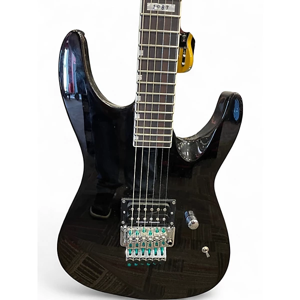 Used ESP LTD M-1 CUSTOM Black Solid Body Electric Guitar 6 Used ESP LTD M-1 CUSTOM Black Solid Body Electric Guitar